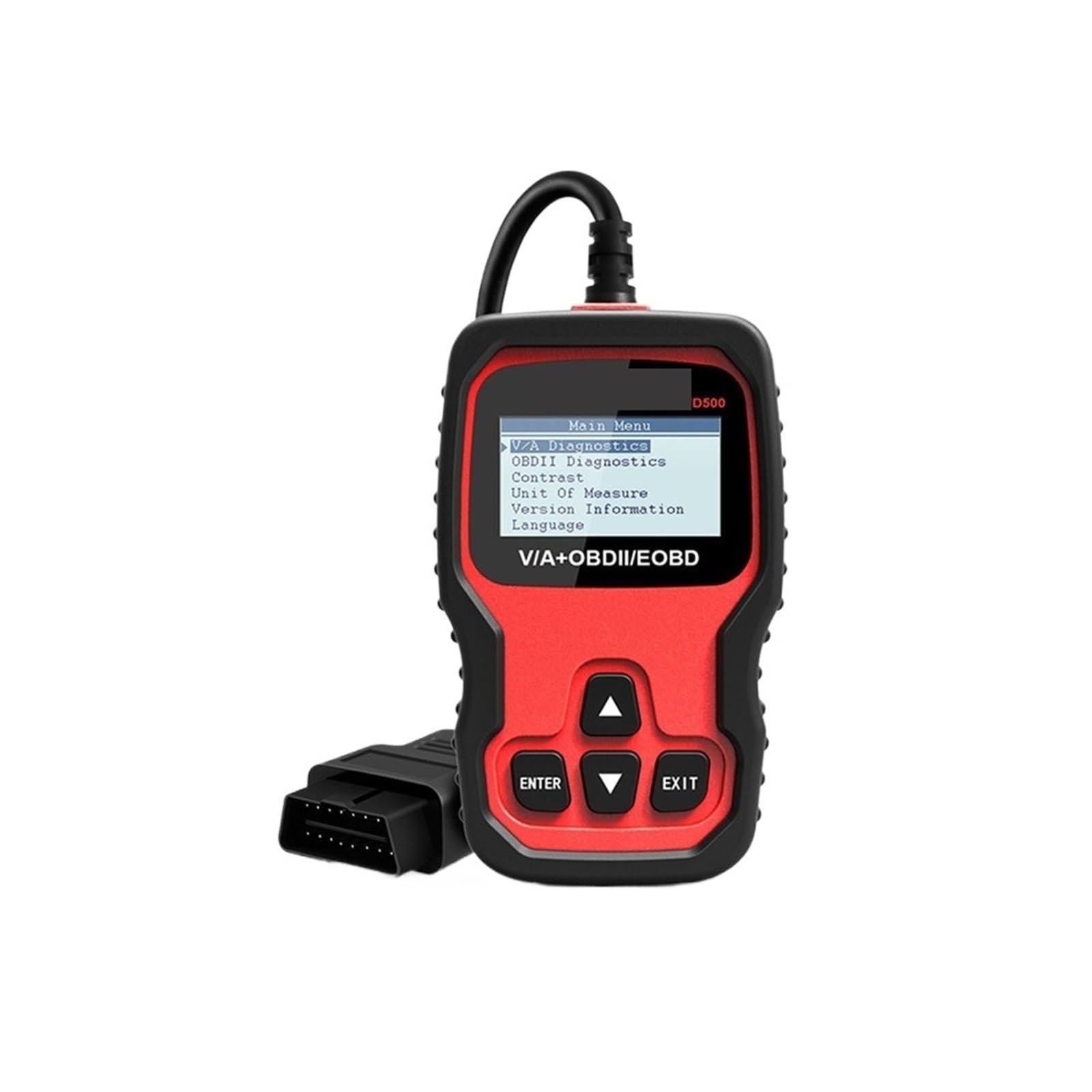 Skaner samochodowy VD500 OBD2 Pełny system Czytnik kodów Poduszka powietrzna Reset oleju Narzędzia diagnostyczne OBD,Przyjazny dla użytkownika
