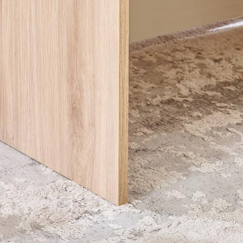 Image of Home Centre | Lexus Dresser Mirror with Drawer Storage | Engineered Wood | Brown | 1 Year Warranty