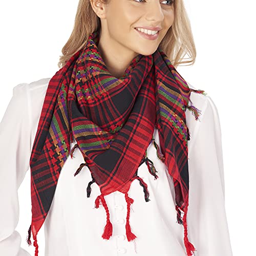 LOVARZI Desert Shemagh Scarf - Stylish & Versatile Fashion Scarf for Men & Women of All Ages