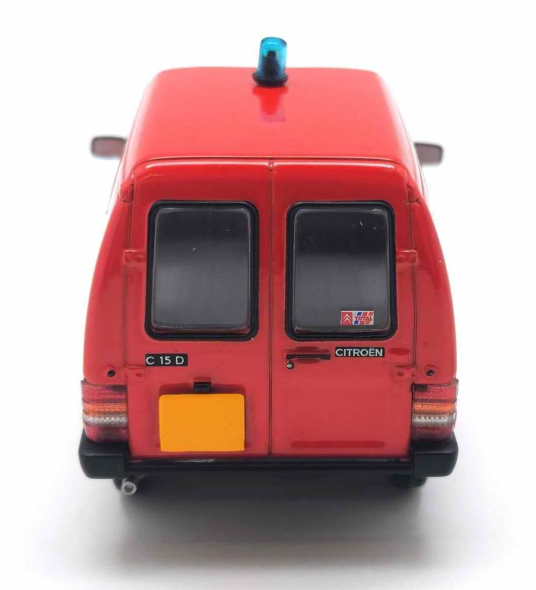 Odeon - Coche de colección Citroen C15 D bomberos de 1984 1/43 edición limitada 504 unids