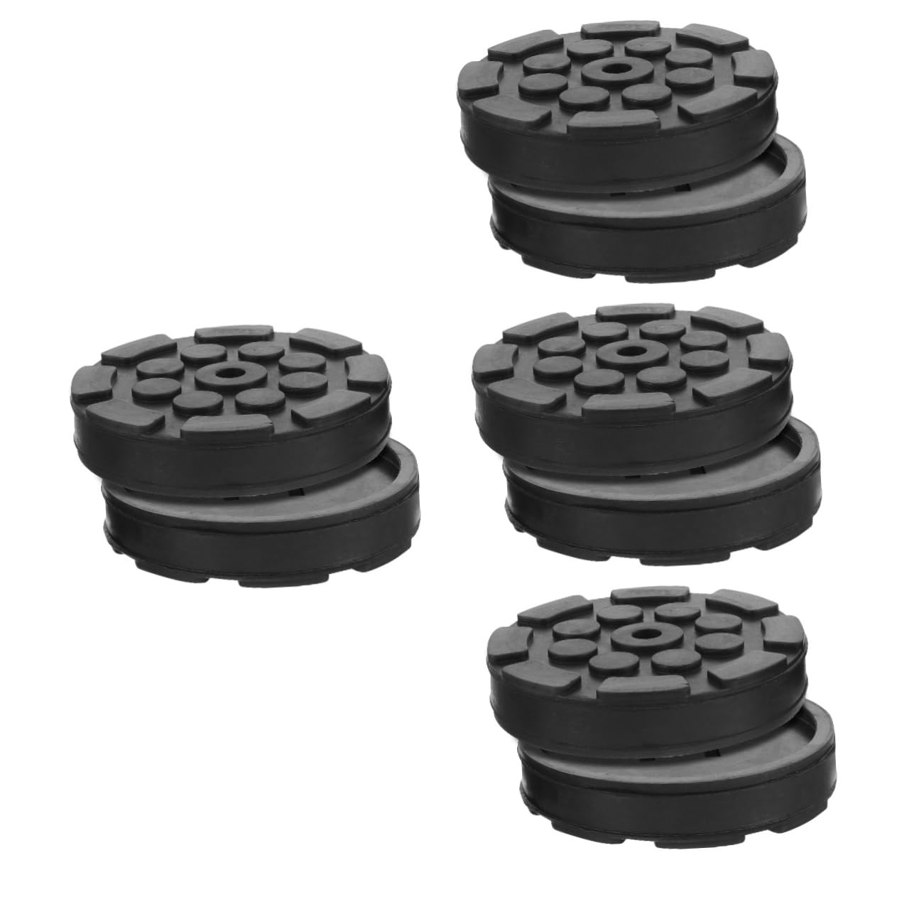 SUPVOX8 Pcs Car Lift Frame Rail Protector Floor Jack Lift Pad Floor Jack Stand Pad Car Jacking Pad Lifting Jack Pad Jack Support Block Jack Stand Pads The Cars Rubber Stringer Floor Mat