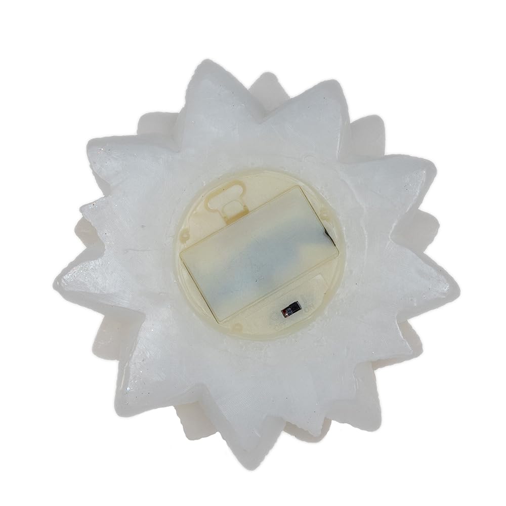 Comforder Lot De 2 Bougies LED En Cire Véritable Avec Flamme