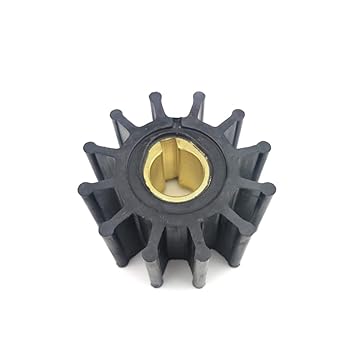 WINGOGO Water Pump Impeller only Replaces Volvo Penta 831182, 835182, 875573, 875575-3, 21951350 & Johnson 09-801B-1 Yanmar 145410-46090 124310-46090 Jabsco 4568-0001-P