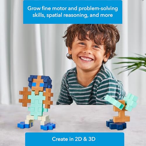 Image of PLUS PLUS Big 15 Piece Breeze Mix - Large Building Blocks for Toddlers