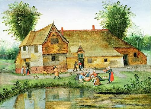 Cuadro en lienzo de Brueghel: arte clásico y elegante para su oficina, 60x90cm