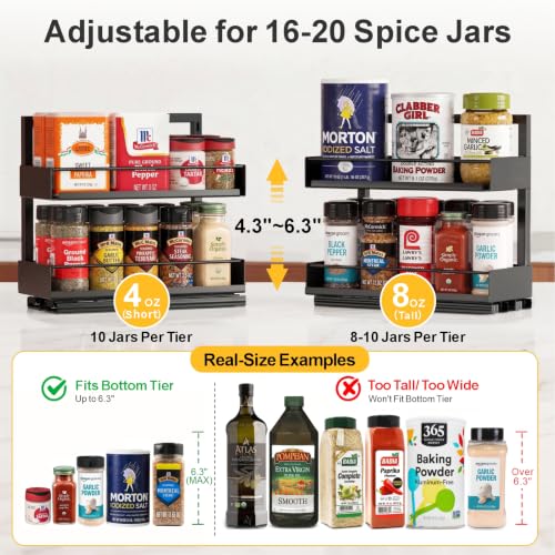 iSPECLE Spice Organization for Cabinet - Pull Out Spice Within Reach 1 Pack by iSPECLE - Used condition - Image 4