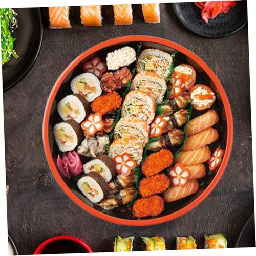 Bandeja para sushi KALLORY multicolor 24.7x24.7x5 cm miniatura 6