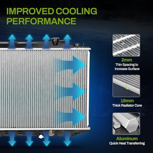 AUTOSAVER88 Radiator Compatible with 2008-2012 Accord 2.4L L4, 2012-2015 Crosstour 2.4L L4 by AUTOSAVER88 - Used condition - Image 4
