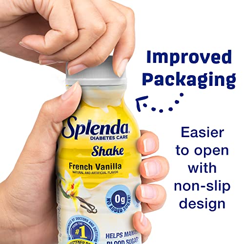 Image of SPLENDA Diabetes Care Shakes - Meal Replacement Shake, French Vanilla, 8 Fl Oz (Pack of 24)