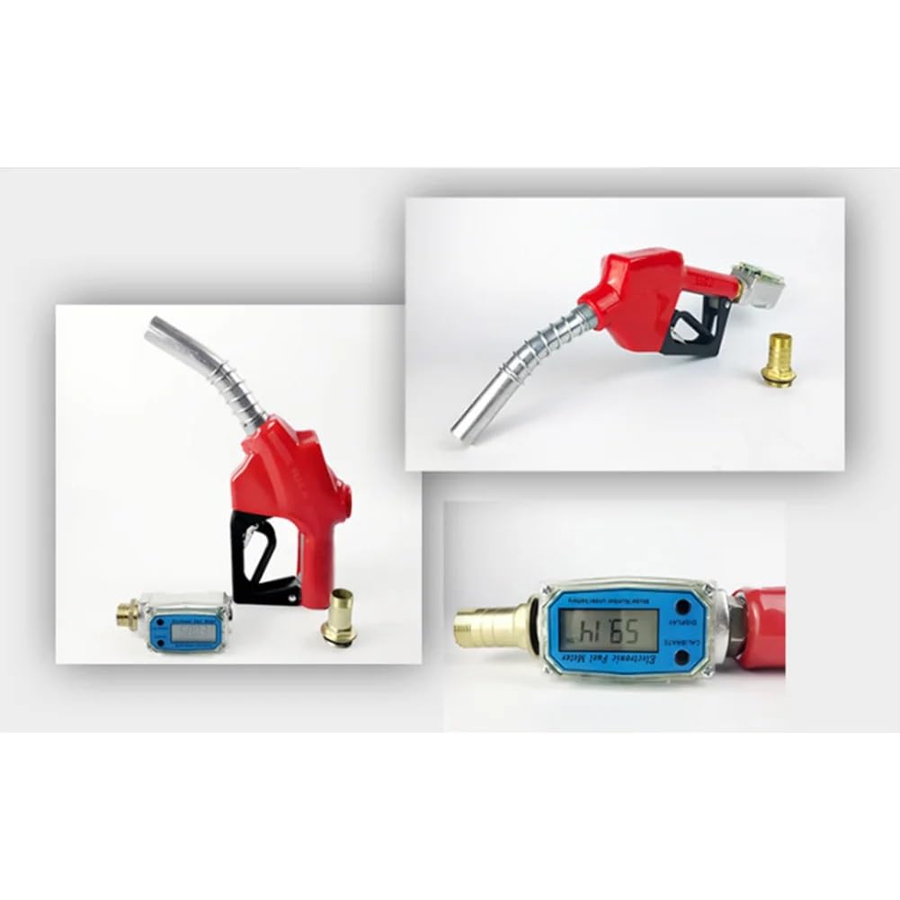 Medidor De Agua, K24 LCD, Fácil De Usar, Pantalla Digital Electrónica De Alta Precisión, Medidor De Flujo Multipropósito De Aleación De Aluminio (1,5 Pulgadas)