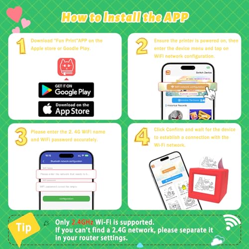 Image of Bxiadbzl AI Voice-Controlled Sticker Maker for Kids, Smart Pocket Thermal Printer with 6 Art Styles, Wireless WiFi Mini Portable Drawing & Coloring Machine for DIY(Black)