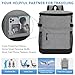 Tenot Cooler Backpack 33 Cans Backpack Coolers Insulated Leak Proof Soft Beach Cooler Bag for Men Women Ice Chest Backpack Camping Hiking Picnic Travel Cooler Lunch Backpack Light Grey