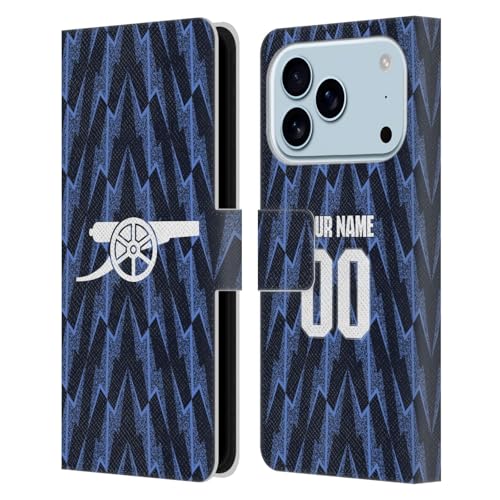 Étui Arsenal FC iPhone 17 Pro housse portefeuille personnalisable en cuir avec design Away 2025/26