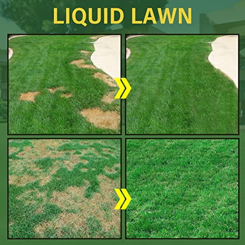 Kcrpm Greenrevive Hydroseeding Lawn Solution, Cowboy Green Grass Seed Spray, Liquid Green Grass Lawn Spray, Hippie Green Grass Spray, Green Dye For Lawn, Simple Lawn Solutions (1 Pack) #TOP7