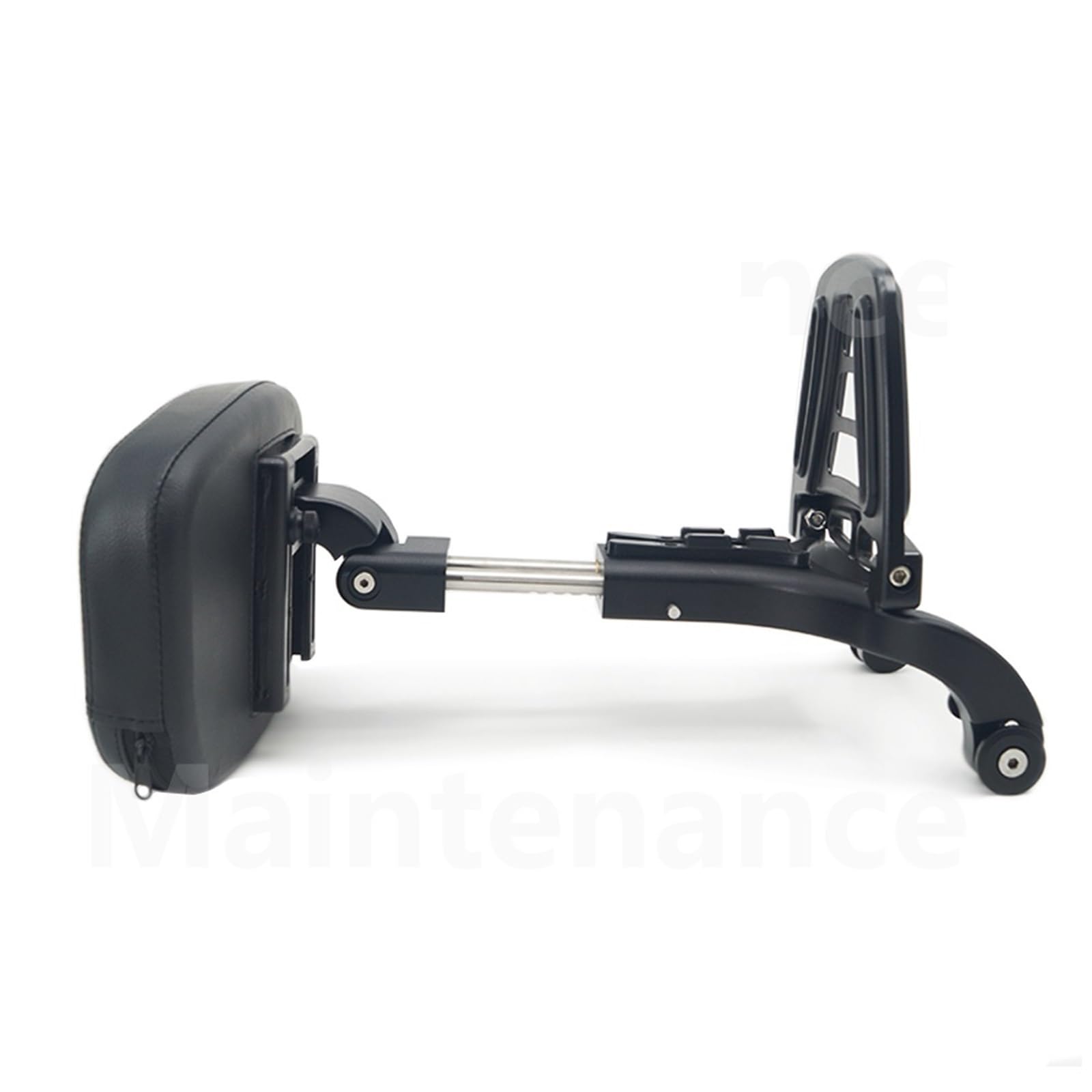 Respalda para Moto Respaldo para Motocicleta con portaequipajes Plegable para Conductor y Pasajero, Compatible con Honda Rebel 1100 CM 1100(Black)