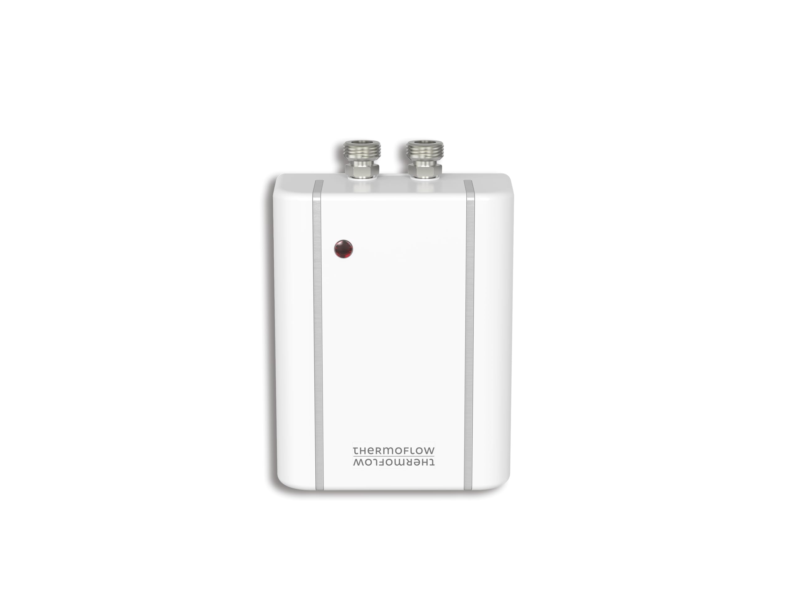 Thermoflow Elex 3,5 kW Klein-Durchlauferhitzer / 230 V/druckloser Durchlauferhitzer/Warmwasser bis 25 °C/G 3/8“ Anschluss / 2 L/min/für Waschbecken oder Küchenspülen