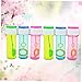 KONTONTY 7pcs Bubble Wands with Bubble for Outdoor Fun Easy to Use for Parties and Compact Design for All Occasions Random Color