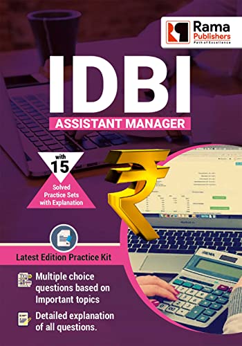 IDBI Assistant Manager 15 Practice Sets and Solved Papers Book fo...
