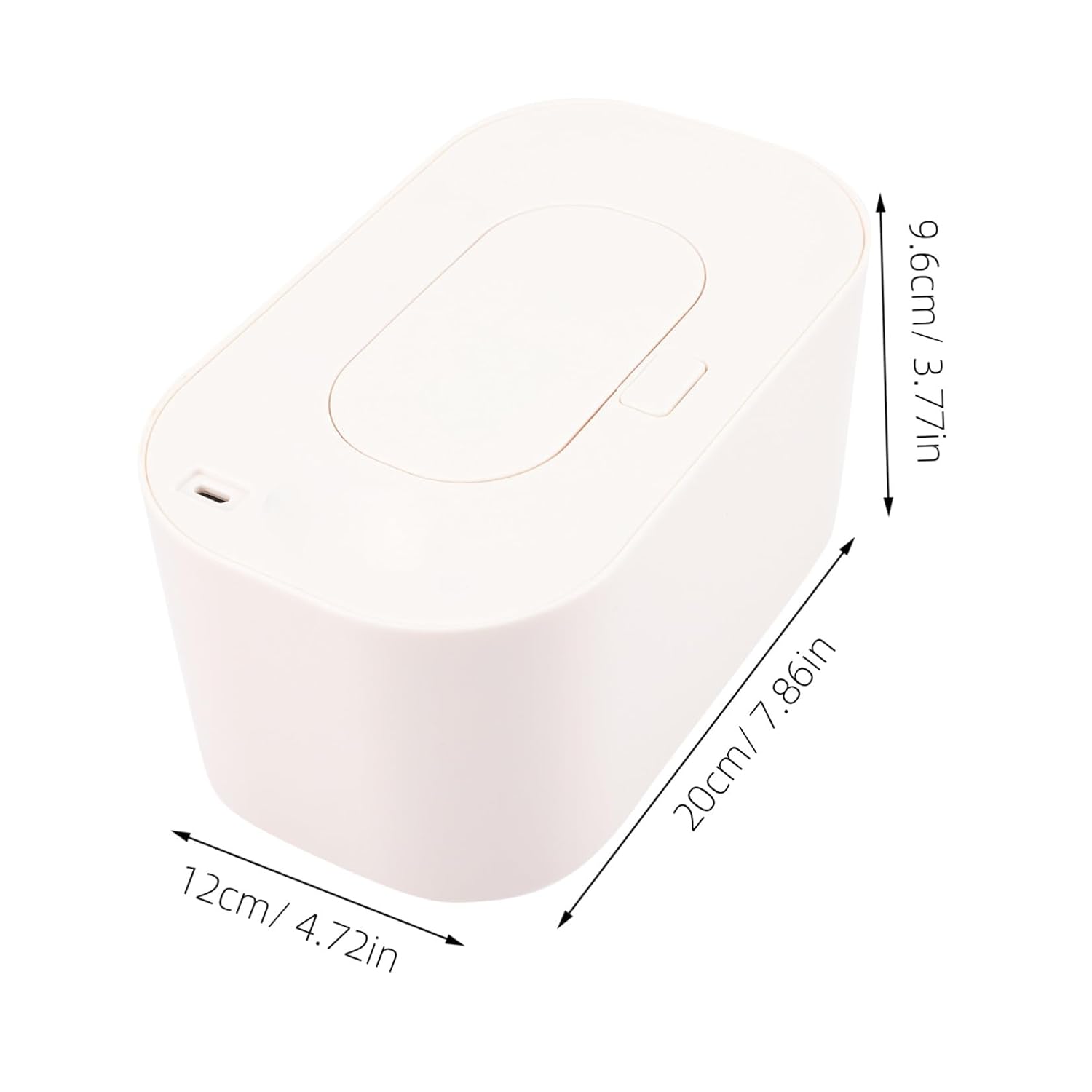 BESPORTBLE USB Wipe Warmer Dispenser Portable Heated Wet Tissue Holder for Capacity Convenient Design for Moms The Go for Travel and Daily Use