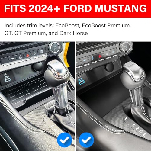 Image of Custom Cup Holder Inserts for 2026 2025 2024 Ford Mustang Accessories