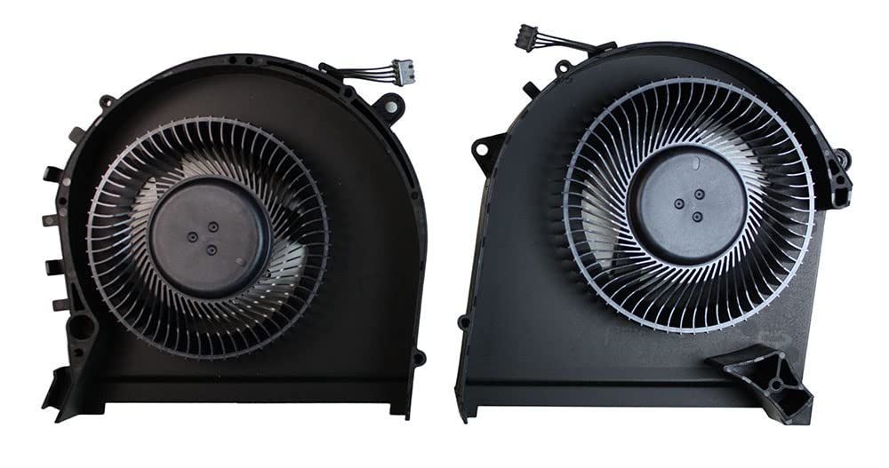 Power4Laptops 12 Volt GeForce RTX2080 Graphics Version Replacement Laptop Fan (Pair) Compatible with HP Omen 17-cb0008ns