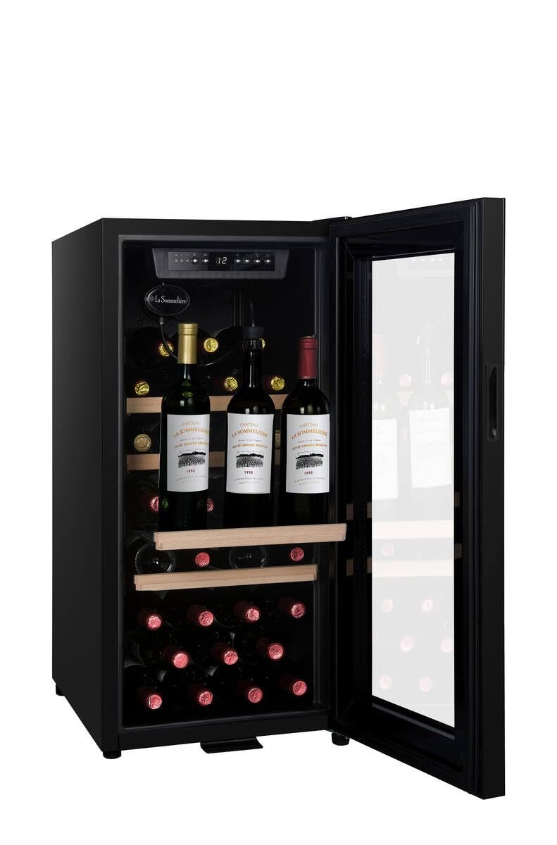 LA SOMMELIERE Cave de mise à température LS38BLACK 38 Bouteilles