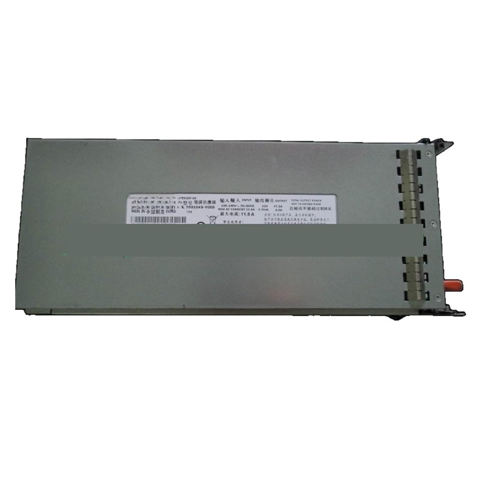 Alimentation PE2900 Z930P-00 bloc de rechange pour serveur
