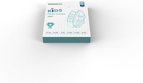 Miniatura 10 de BIGGERFIVE Vigor - Monitor de actividad física para niñas y niños de 5 a 15 años, reloj para niños con IP68 impermeable, podómetro, rastreador de