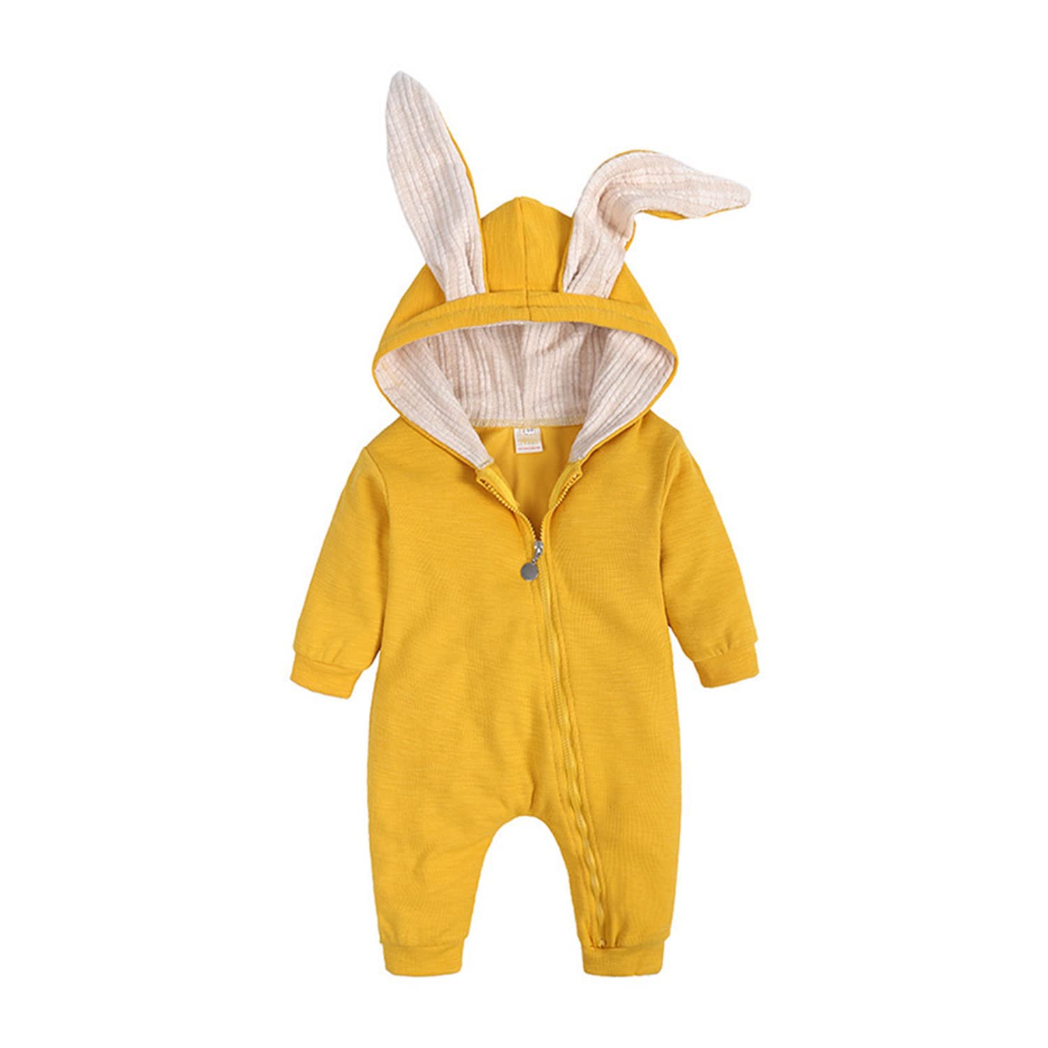 Verve Jelly Bebé recién nacido Niños Niñas Conejito Trajes de Pascua Infantil de manga larga Onesies Sudadera con capucha Mono Pijama