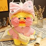 juguetes pato aventuras Materiales de alta calidad: nuestros pequeños patos amarillos están hechos de felpa natural y materiales de relleno respetuosos con el medio ambiente, suaves y agradables y pueden tocar directamente la piel. Gracias a las finas puntadas, los peluches no son fáciles de dañar y pueden guardarse durante mucho tiempo.