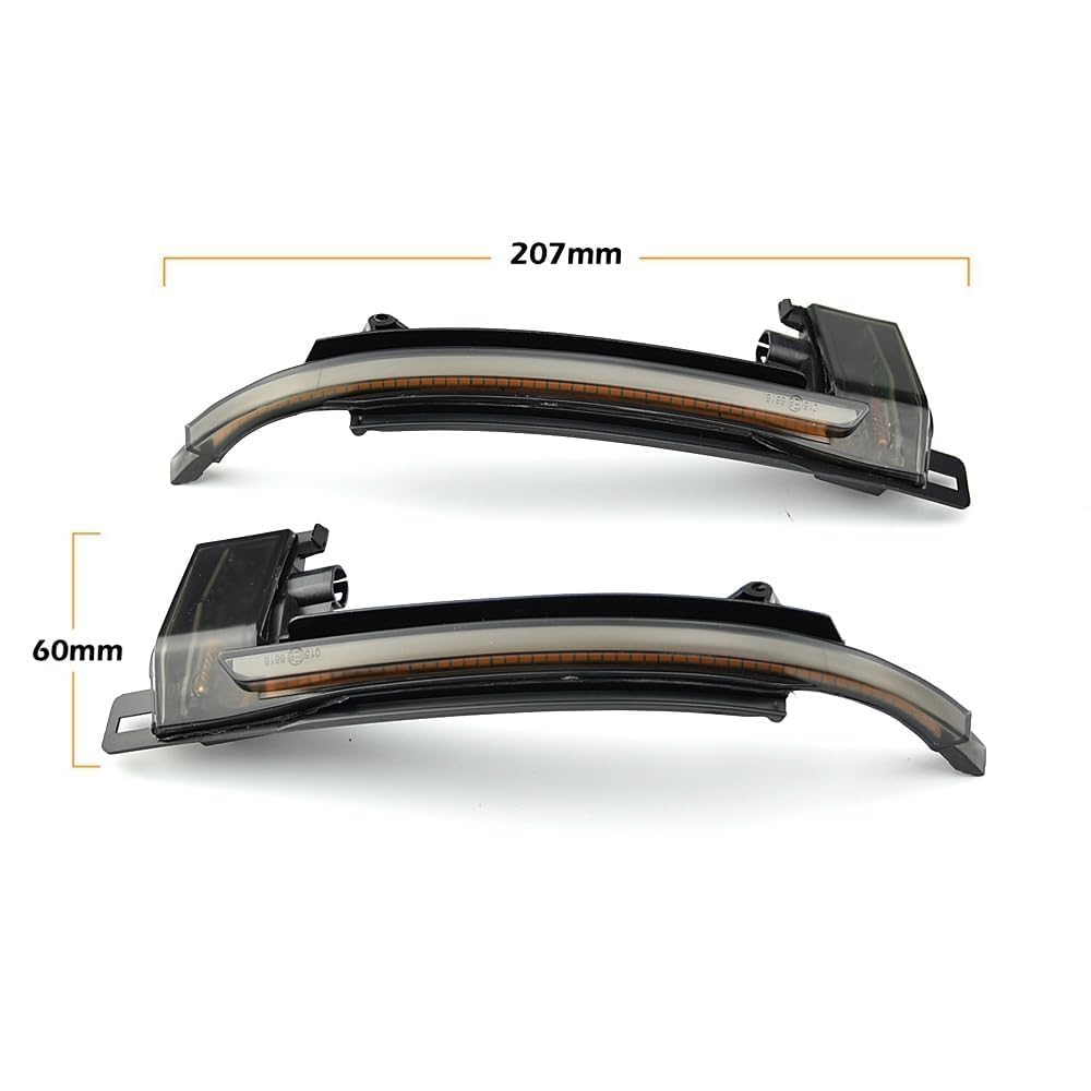 Auto Seite Rückspiegel Blinker Licht für Audi A4 A5 B8.5 RS5 RS3 A3 8P B8 Q3 S4 A4L S5 S6 A6L C6 Autoseite Anzeigeleuchte Spiegelblinker Außenspiegel Blinker Zubehör Auto-Rückspiegel-Blinker