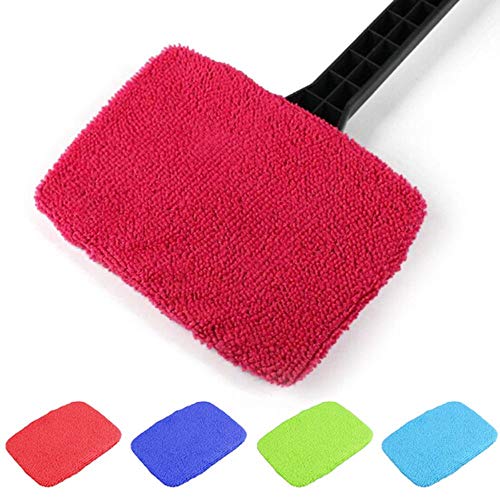 IETONE 4 Pack Car Window Cleaner, Auto Windshield Bonnet, Portable Micro Fiber Windscreen