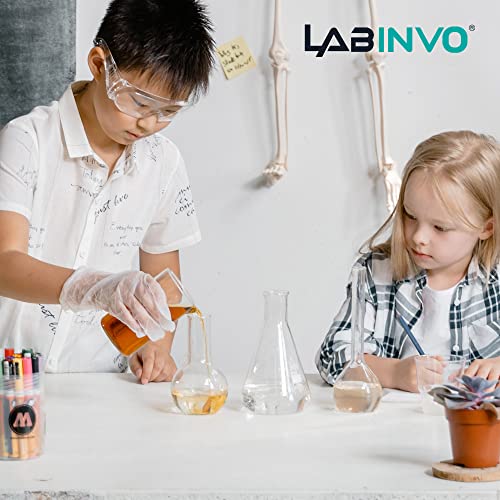 Labinvo Low Form Graduated Glass Beaker, 2Pcs Of Vol.1000Ml, 3.3 Borosilicate Glass Beaker Set, In-Bkl1000 #TOP5
