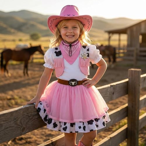 Disfraz Deluxe de Vaquera para Niñas 3-10 años miniatura 3