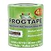 FrogTape Multi-Surface Painter's Tape, Green, 1.41 Inches x 60 Yards, 4 Roll Pack (240660)