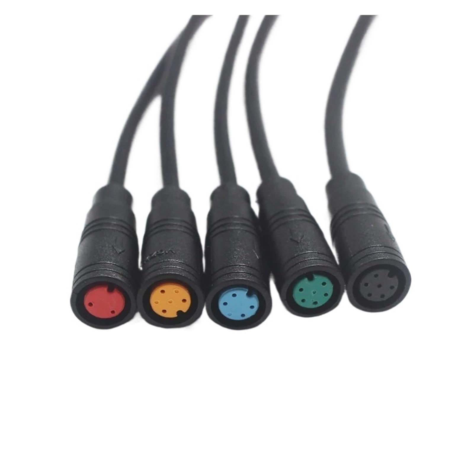 1 cable de extensión M/F para sensor de velocidad de bicicleta eléctrica de 20/100 cm M8 2 3 4 5 6 pines (100 cm, 3 pines)