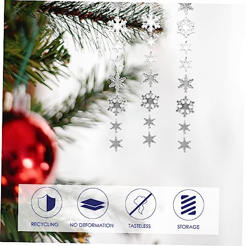 Guirnalda de cuentas de Navidad con cadena decorativa resistente MAGICLULU 7