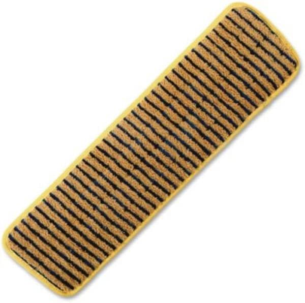 212 Main 18 in. Hygen Super Scrubber Wet Pad, Yellow - Pack of 6