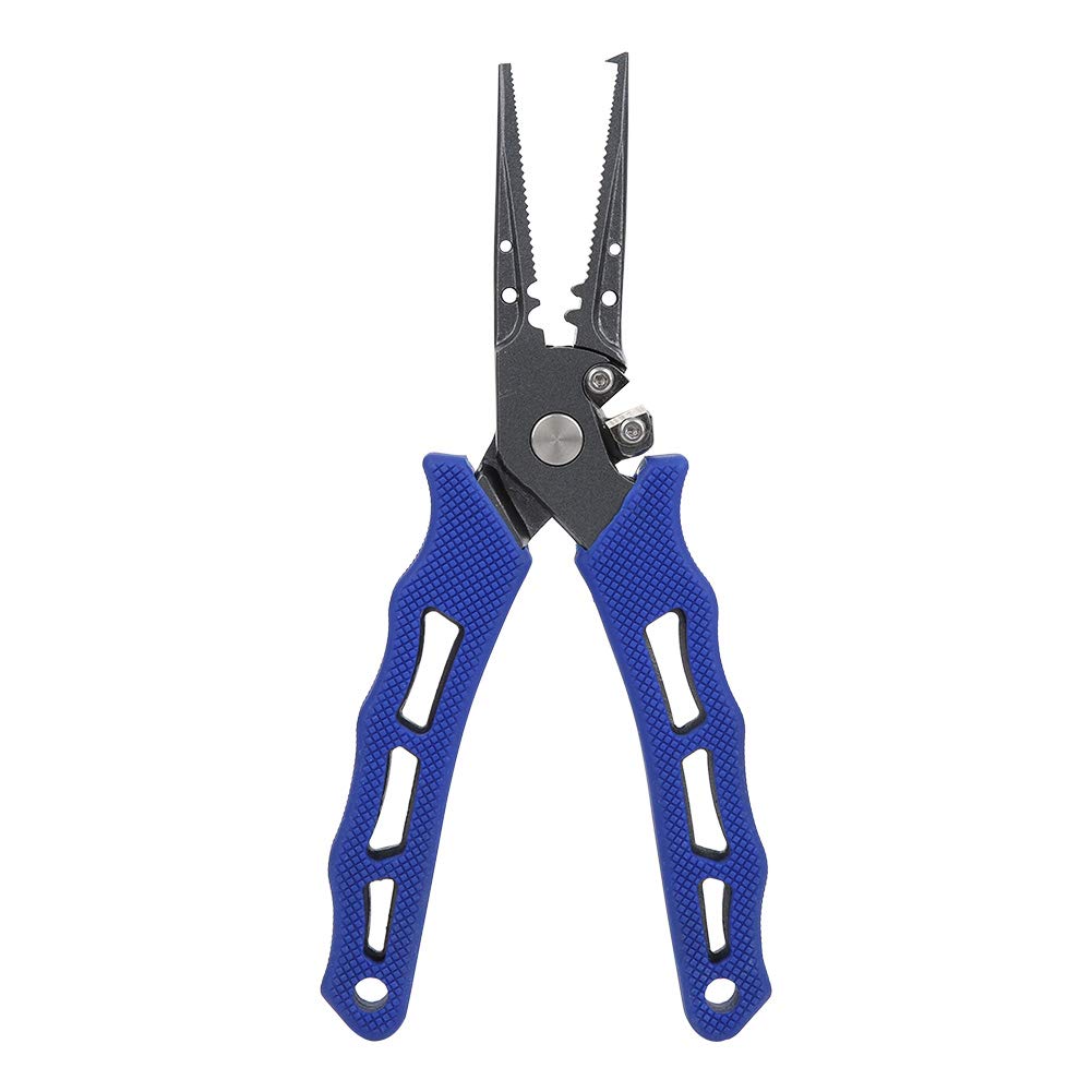 Stainless Steel Fishing Pliers,Fishing Crimping Pliers Hook Remover Fishing Pliers Line Cutter for Saltwater & Freshwater Tools and Accessories
