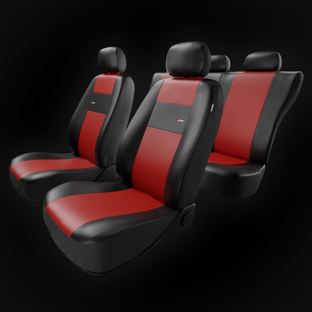 Mossa Fundas Asientos Coche aptas para Seat Ibiza II III IV V 1993-.. XL-RD | Hatchback, SportCoupé, Sportstourer