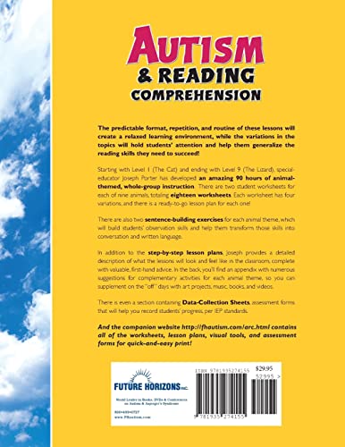 Autism and Reading Comprehension: Ready-to-use Lessons for Teachers - Image 2