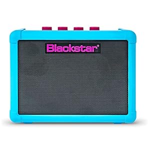 Blackstar Fly 3 Neon Portable Battery Powered Mini Electric Guitar Amp MP3 Line In & Headphone Line Out (Neon Blue)