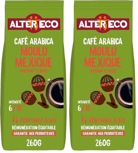 ALTER ECO - Café Moulu Mexique - Café Arabica Bio - Issu du Commerce...