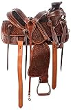 ME Enterprises Size 14” 15” 16” 17” 18", Wade Tree A Fork Premium Western Leather Roping Ranch Work