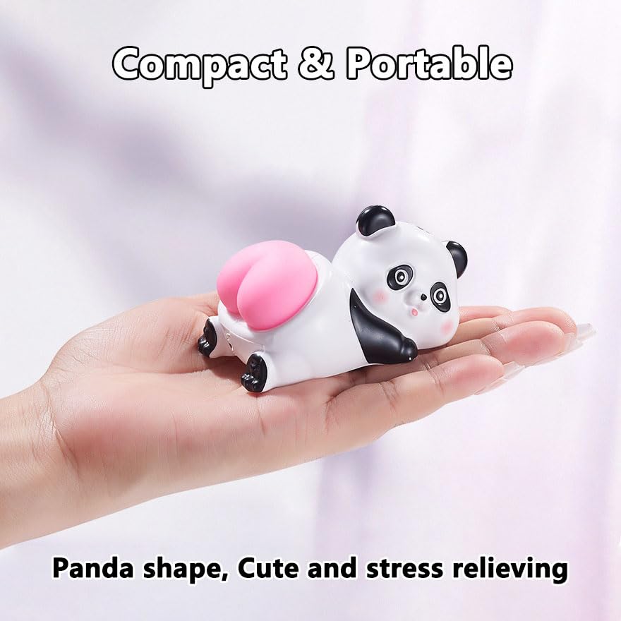 Encendedor antorcha ajustable Panda sin gas blanco miniatura 3
