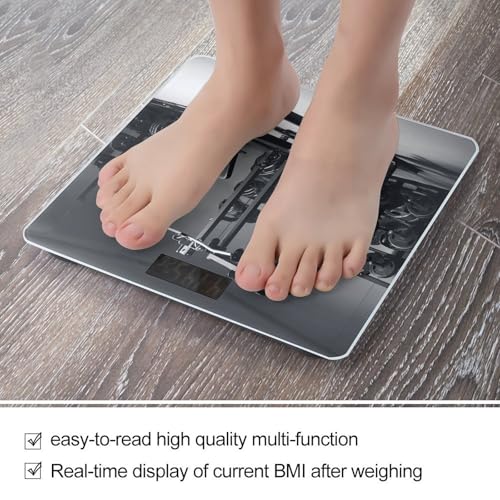Báscula digital para baño con plataforma de vidrio templado miniatura 5