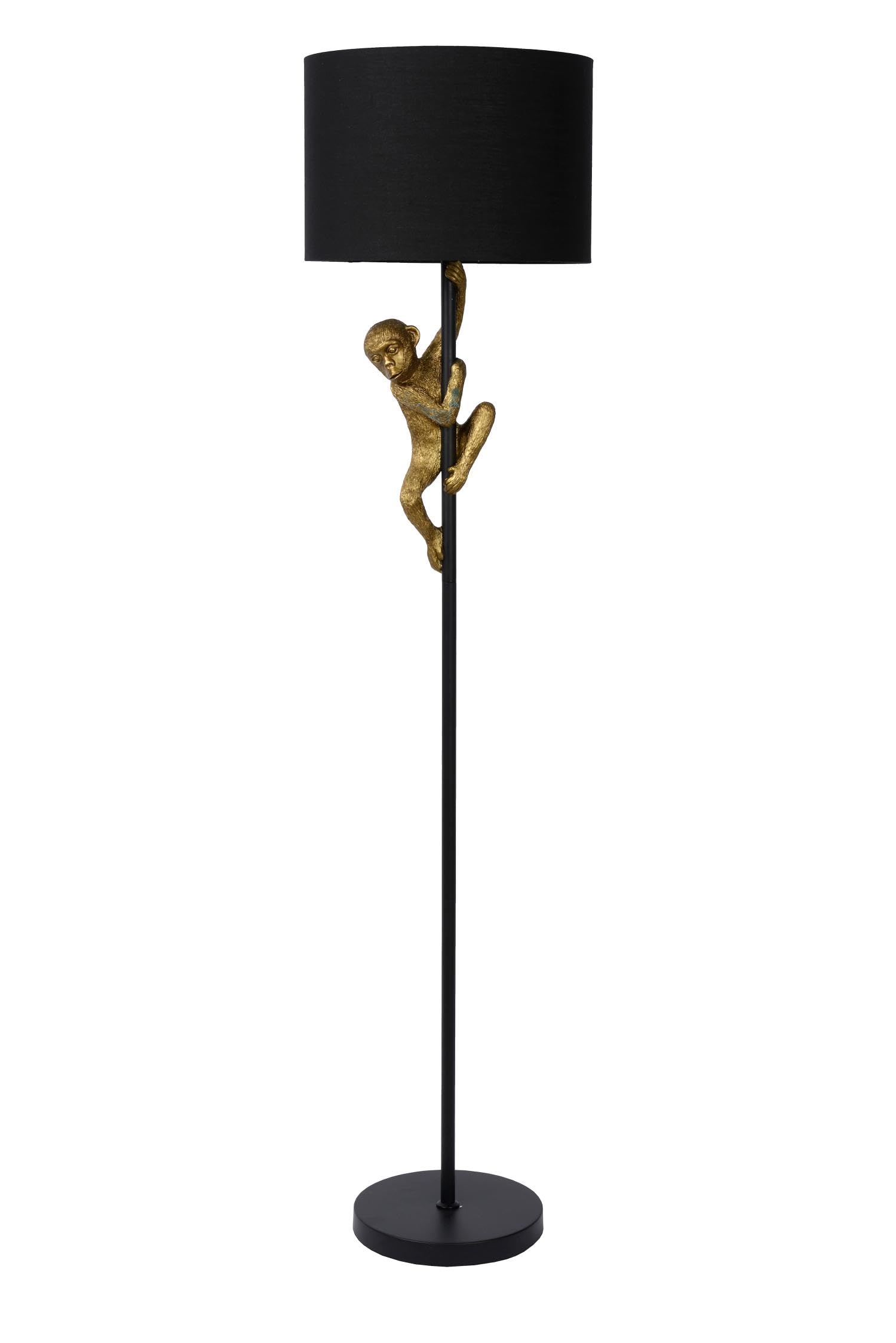 LUCIDE EXTRAVAGANZA CHIMP - Lampadaire - Ø 35 cm - 1xE27 - Noir