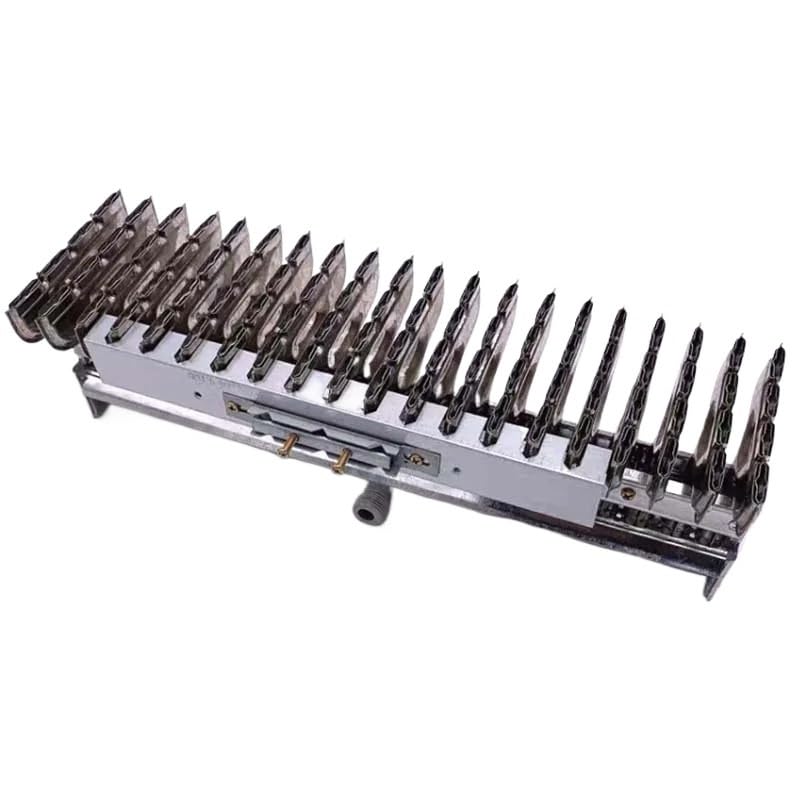 Herramientas compatibles con Estufa para cocinar fideos, horno a vapor, carrito para cocinar arroz, fogón a gas, barbacoa, quemador de 20 filas(NG 20-row 4)