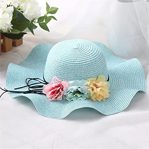 Chapeau d'été wavy flower sun idéal pour la plage et les voyages au soleil