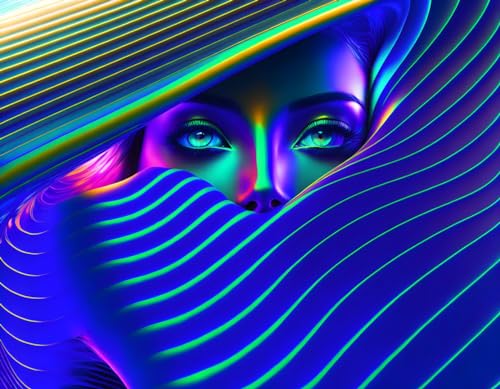 Wave Particle Duality impression sur toile haut de gamme 58x90